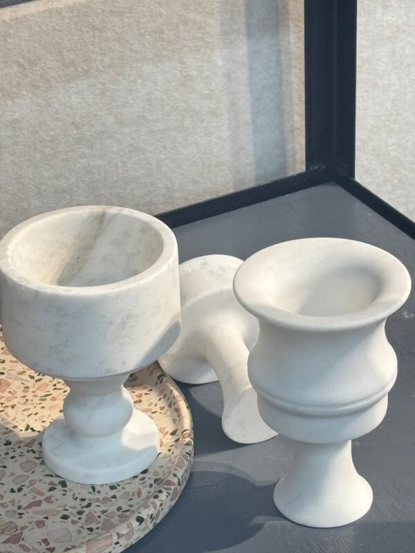 Stone art Marble Stone Decor Set – Natural Gemstone Plate, Bowls & Ornaments for Luxury Home Decoration - Image 4