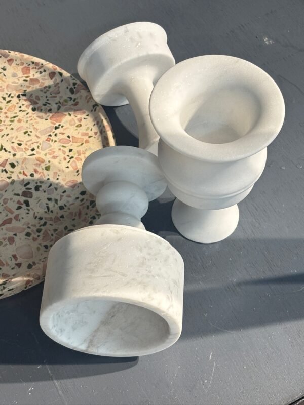Stone art Marble Stone Decor Set – Natural Gemstone Plate, Bowls & Ornaments for Luxury Home Decoration - Image 6