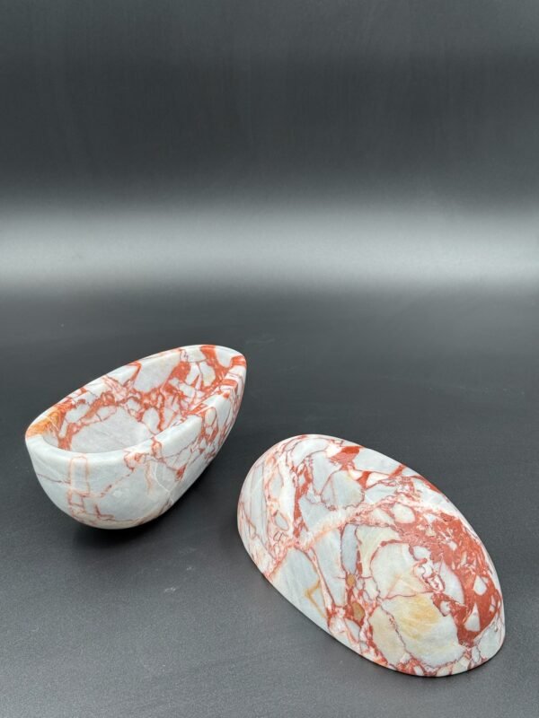 Stone art Marble Stone Decor Set – Natural Gemstone Plate, Bowls & Ornaments for Luxury Home Decoration - Image 5