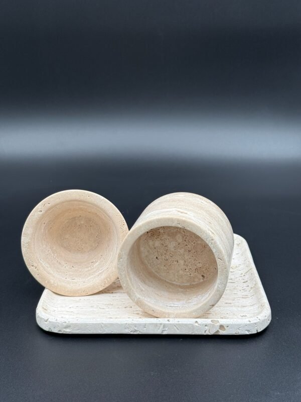 Stone art Marble Stone Decor Set – Natural Gemstone Plate, Bowls & Ornaments for Luxury Home Decoration - Image 3