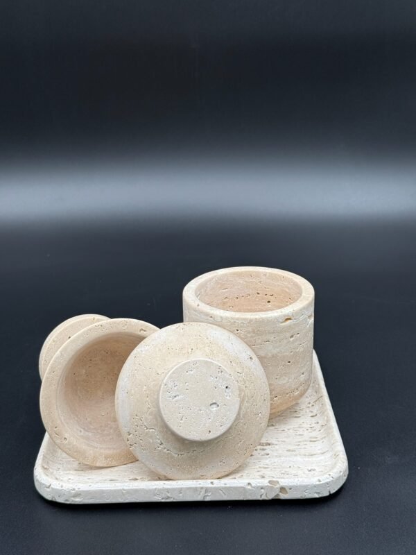 Stone art Marble Stone Decor Set – Natural Gemstone Plate, Bowls & Ornaments for Luxury Home Decoration - Image 7