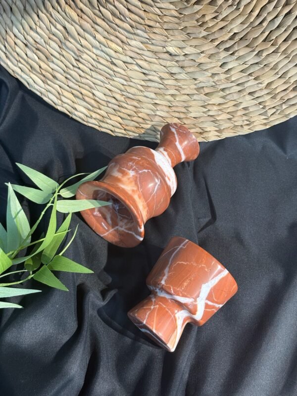 Stone art Marble Stone Decor Set – Natural Gemstone Plate, Bowls & Ornaments for Luxury Home Decoration - Image 6