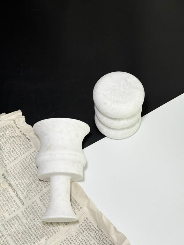 Stone art Marble Stone Decor Set – Natural Gemstone Plate, Bowls & Ornaments for Luxury Home Decoration - Image 4