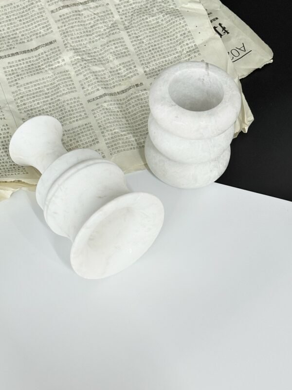 Stone art Marble Stone Decor Set – Natural Gemstone Plate, Bowls & Ornaments for Luxury Home Decoration