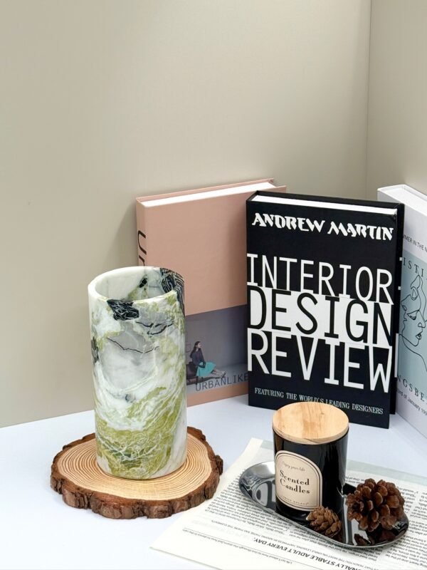 Stone art Marble Stone Decor Set – Natural Gemstone Plate, Bowls & Ornaments for Luxury Home Decoration - Image 4