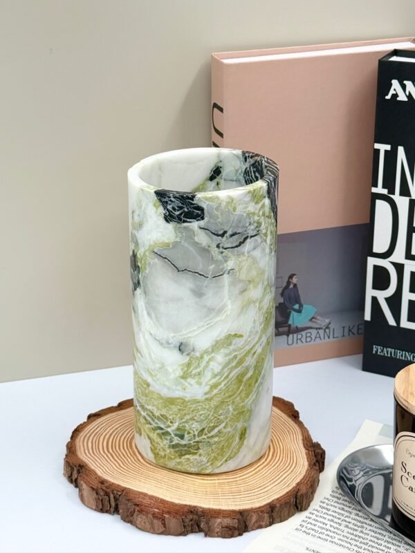 Stone art Marble Stone Decor Set – Natural Gemstone Plate, Bowls & Ornaments for Luxury Home Decoration - Image 5