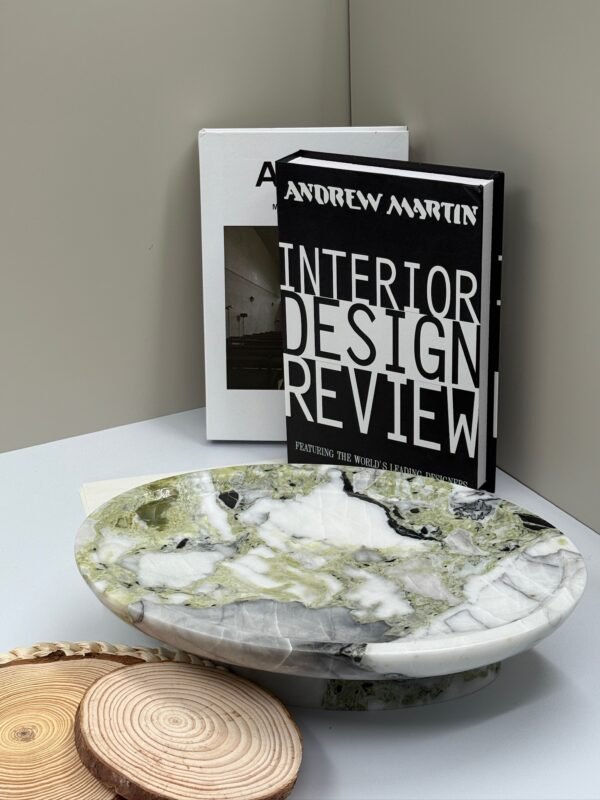 Stone art Marble Stone Decor Set – Natural Gemstone Plate, Bowls & Ornaments for Luxury Home Decoration - Image 6